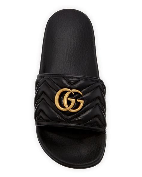 gucci black slides neiman marcus|Neiman Marcus Gucci scarf.